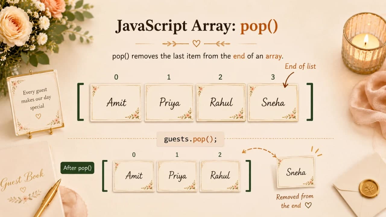 Last guest card being removed from the end of a JavaScript array