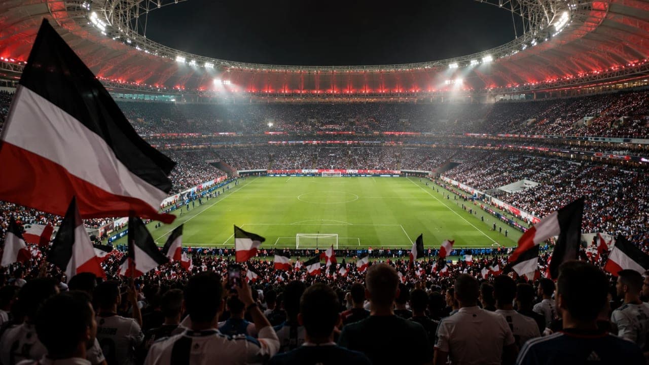 FIFA World Cup semifinal stadium atmosphere before kickoff