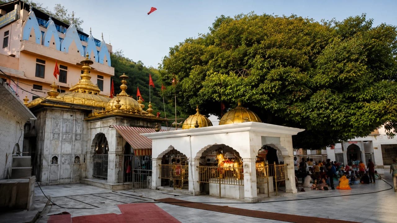 Jwala Ji Temple in Himachal Pradesh, revered for its naturally occurring eternal flames.
