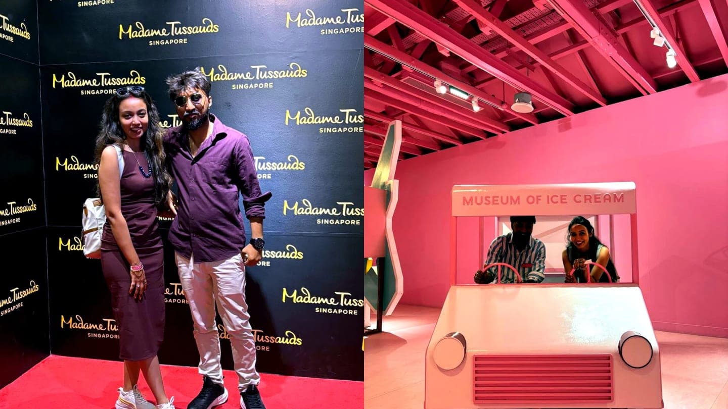 Our Third Day in Singapore Had Ice Cream, Cable Cars, Wax Stars and a Peacock We Still Talk About