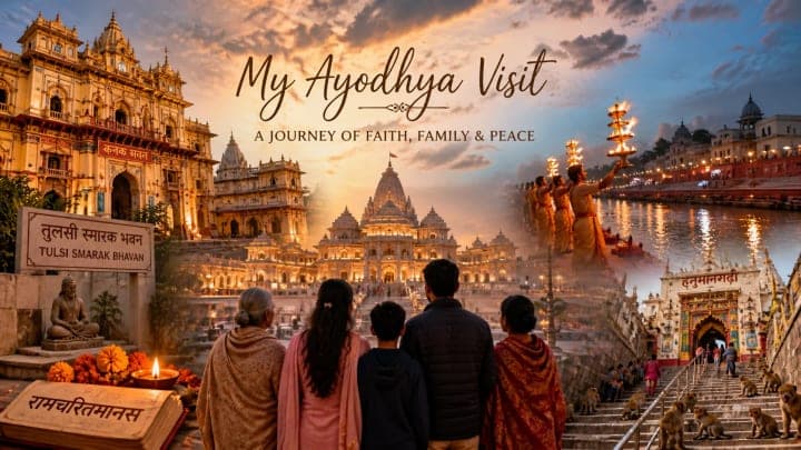 My Ayodhya Visit: A Peaceful Journey of Faith, Family & Divine Moments